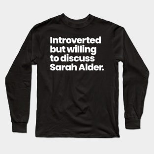 Introverted but willing to discuss Anacostia - Motherland: Fort Salem Long Sleeve T-Shirt